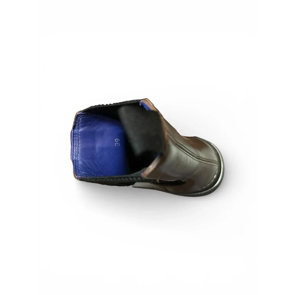 Burberry Creeper Chelsea Boots Walnut‎ 39 EU / 6 US Men's Leather MSRP $1290